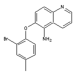 6-(2-bromo-4-methylphenoxy)quinolin-5-amine