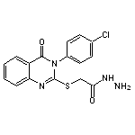 2-{[3-(4-chlorophenyl)-4-oxo-3,4-dihydroquinazolin-2-yl]sulfanyl}acetohydrazide