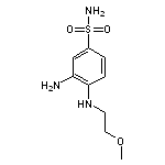 3-amino-4-[(2-methoxyethyl)amino]benzene-1-sulfonamide