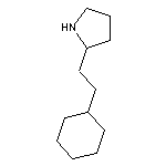 2-(2-cyclohexylethyl)pyrrolidine