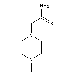 2-(4-methylpiperazin-1-yl)ethanethioamide