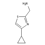 (4-cyclopropyl-1,3-thiazol-2-yl)methanamine