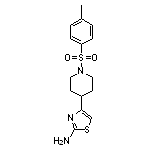 4-[1-(4-methylbenzenesulfonyl)piperidin-4-yl]-1,3-thiazol-2-amine