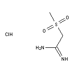 2-methanesulfonylethanimidamide hydrochloride