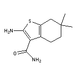 2-amino-6,6-dimethyl-4,5,6,7-tetrahydro-1-benzothiophene-3-carboxamide