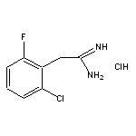 2-(2-chloro-6-fluorophenyl)ethanimidamide hydrochloride