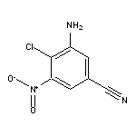 3-amino-4-chloro-5-nitrobenzonitrile