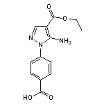 4-[5-amino-4-(ethoxycarbonyl)-1H-pyrazol-1-yl]benzoic acid