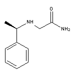 2-{[(1R)-1-phenylethyl]amino}acetamide