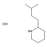 2-(3-methylbutyl)piperidine hydrochloride