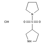 1-(pyrrolidine-3-sulfonyl)pyrrolidine hydrochloride