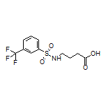 4-[3-(Trifluoromethyl)phenylsulfonamido]butanoic Acid