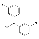 (3-chlorophenyl)(3-fluorophenyl)methanamine