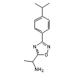 1-{3-[4-(propan-2-yl)phenyl]-1,2,4-oxadiazol-5-yl}ethan-1-amine