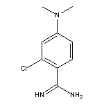 2-chloro-4-(dimethylamino)benzene-1-carboximidamide