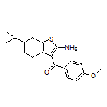 [2-Amino-6-(tert-butyl)-4,5,6,7-tetrahydro-3-benzothienyl](4-methoxyphenyl)methanone