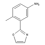 4-methyl-3-(1,3-oxazol-2-yl)aniline