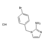 1-[(4-bromophenyl)methyl]-1H-imidazol-2-amine hydrochloride