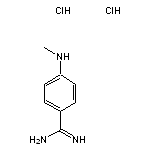 4-(methylamino)benzene-1-carboximidamide dihydrochloride