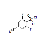 4-Cyano-2,6-difluoro-1-benzenesulfonyl Chloride