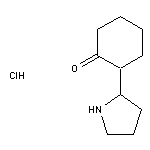 2-(pyrrolidin-2-yl)cyclohexan-1-one hydrochloride