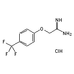 2-[4-(trifluoromethyl)phenoxy]ethanimidamide hydrochloride