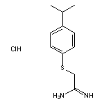 2-{[4-(propan-2-yl)phenyl]sulfanyl}ethanimidamide hydrochloride