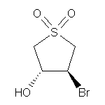 trans-3-bromo-4-hydroxy-1$l^{6}-thiolane-1,1-dione