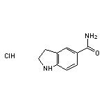 2,3-dihydro-1H-indole-5-carboxamide hydrochloride