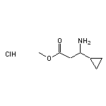 methyl 3-amino-3-cyclopropylpropanoate hydrochloride