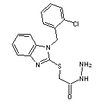 2-({1-[(2-chlorophenyl)methyl]-1H-1,3-benzodiazol-2-yl}sulfanyl)acetohydrazide