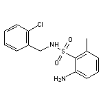 2-amino-N-[(2-chlorophenyl)methyl]-6-methylbenzene-1-sulfonamide