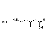 5-amino-3-methylpentanoic acid hydrochloride