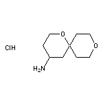 1,9-dioxaspiro[5.5]undecan-4-amine hydrochloride