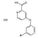 4-(3-bromophenoxy)pyridine-2-carboxylic acid hydrochloride