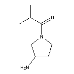 1-(3-aminopyrrolidin-1-yl)-2-methylpropan-1-one