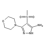 4-methanesulfonyl-3-(morpholin-4-yl)-1H-pyrazol-5-amine