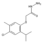 2-[4-chloro-5-methyl-2-(propan-2-yl)phenoxy]acetohydrazide