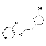 1-[2-(2-chlorophenoxy)ethyl]pyrrolidin-3-ol