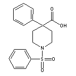 4-phenyl-1-(phenylsulfonyl)piperidine-4-carboxylic acid