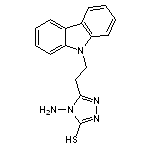 4-amino-5-[2-(9H-carbazol-9-yl)ethyl]-4H-1,2,4-triazole-3-thiol