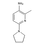 3-Amino-2-methyl-6-(1-pyrrolidinyl)pyridine