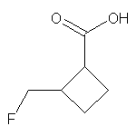 2-(fluoromethyl)cyclobutane-1-carboxylic acid