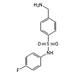 4-(aminomethyl)-N-(4-fluorophenyl)benzene-1-sulfonamide