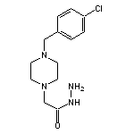 2-{4-[(4-chlorophenyl)methyl]piperazin-1-yl}acetohydrazide