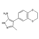 4-(2,3-dihydro-1,4-benzodioxin-6-yl)-3-methyl-1H-pyrazol-5-amine