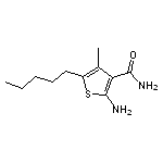 2-amino-4-methyl-5-pentylthiophene-3-carboxamide