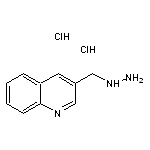 3-(hydrazinylmethyl)quinoline dihydrochloride