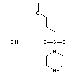 1-(3-methoxypropanesulfonyl)piperazine hydrochloride