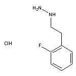 [2-(2-fluorophenyl)ethyl]hydrazine hydrochloride